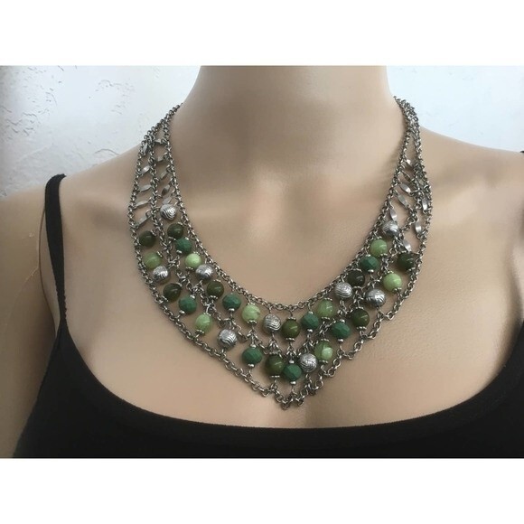 Ruby Rd. Green Necklace - Picture 1 of 2
